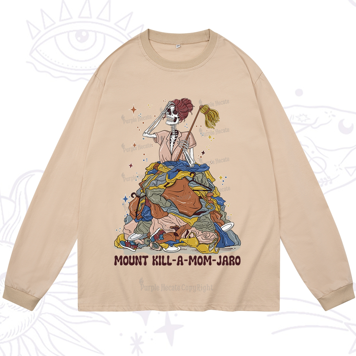 Purplehecate Mount Mom's Chaos Long Sleeve T-Shirt