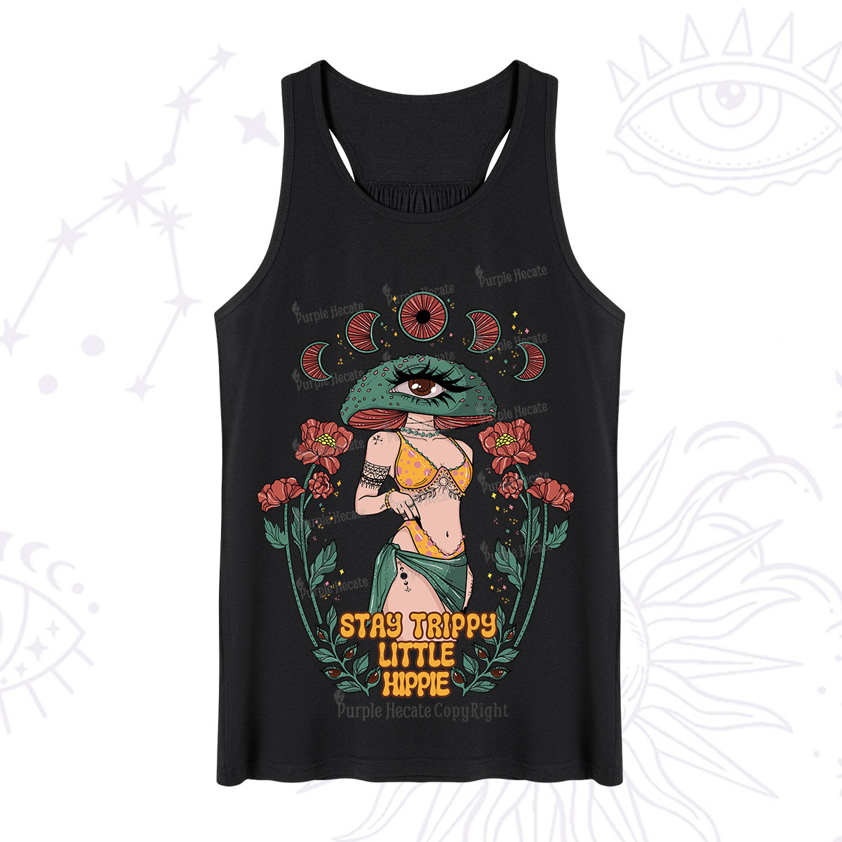 Purplehecate Stay Trippy Little Hippie Tank