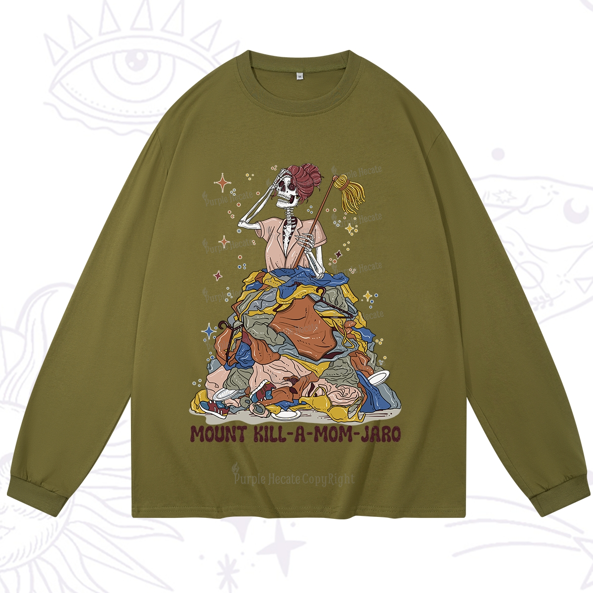 Purplehecate Mount Mom's Chaos Long Sleeve T-Shirt