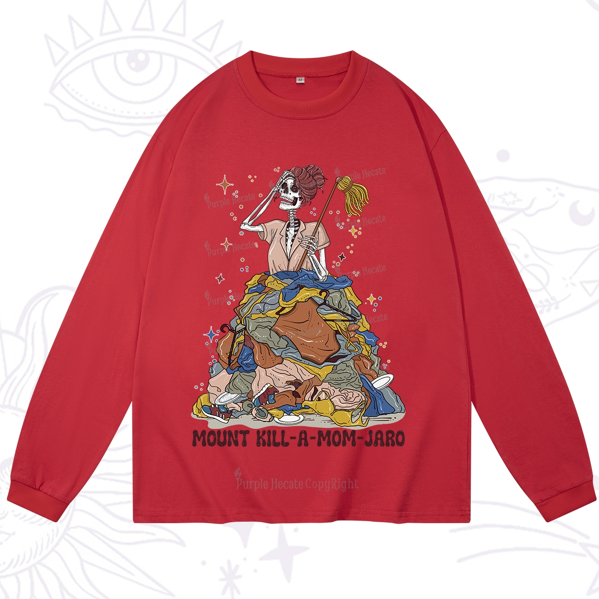 Purplehecate Mount Mom's Chaos Long Sleeve T-Shirt