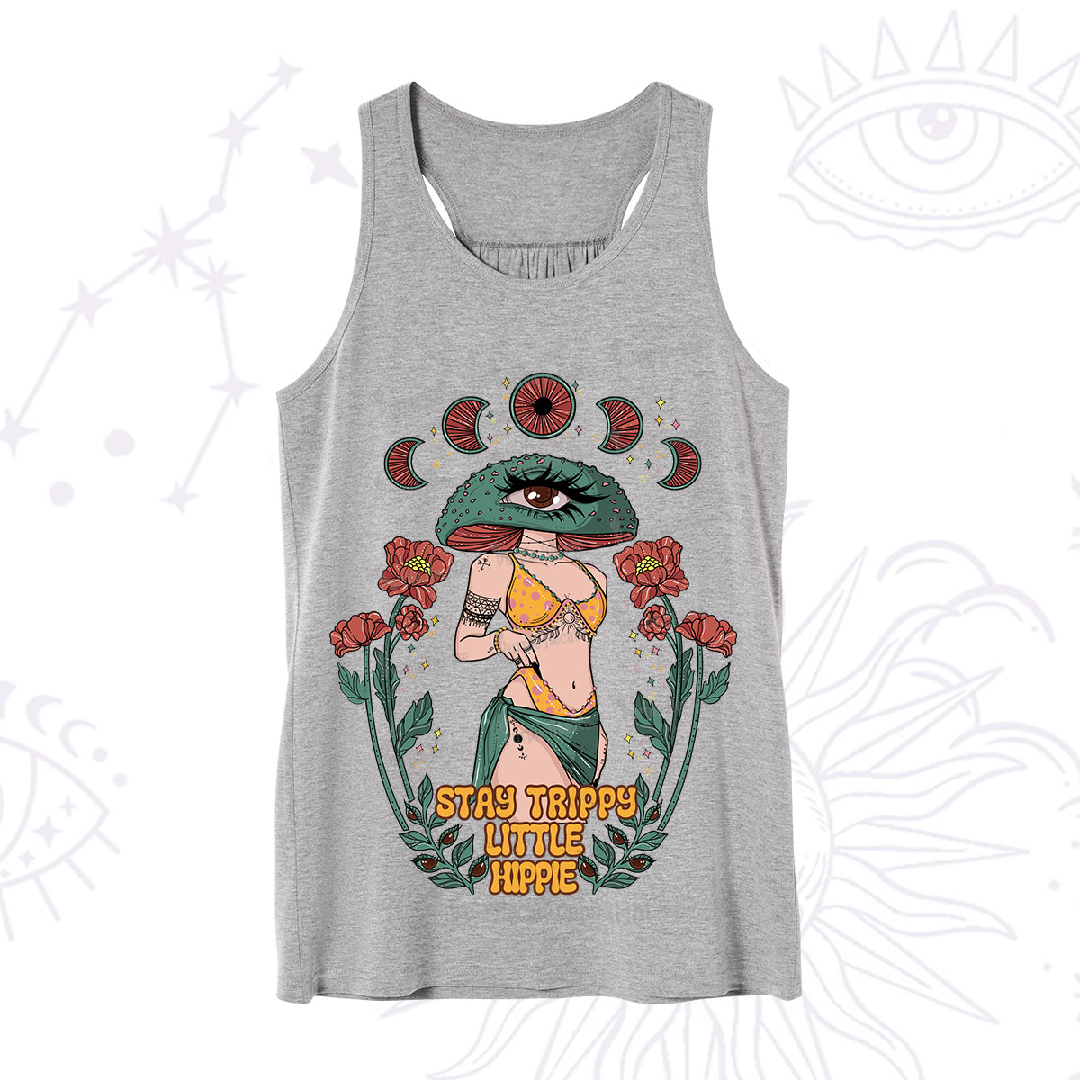 Purplehecate Stay Trippy Little Hippie Tank