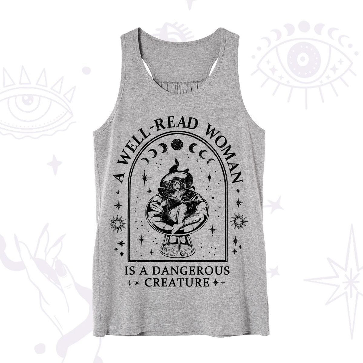 Purplehecate A Well Read Woman Bookish Tank