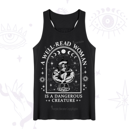 Purplehecate A Well Read Woman Bookish Tank