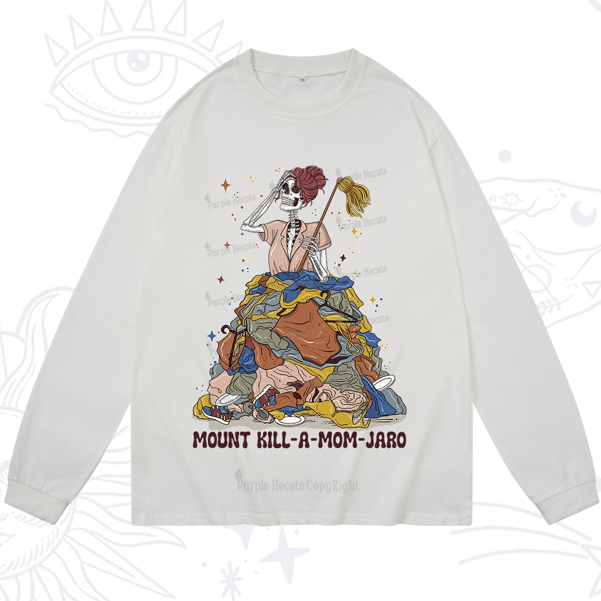 Purplehecate Mount Mom's Chaos Long Sleeve T-Shirt