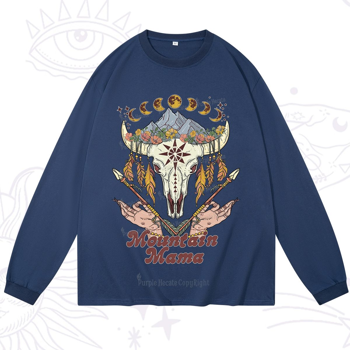 Purplehecate Mountain Mama Long Sleeve T-Shirt