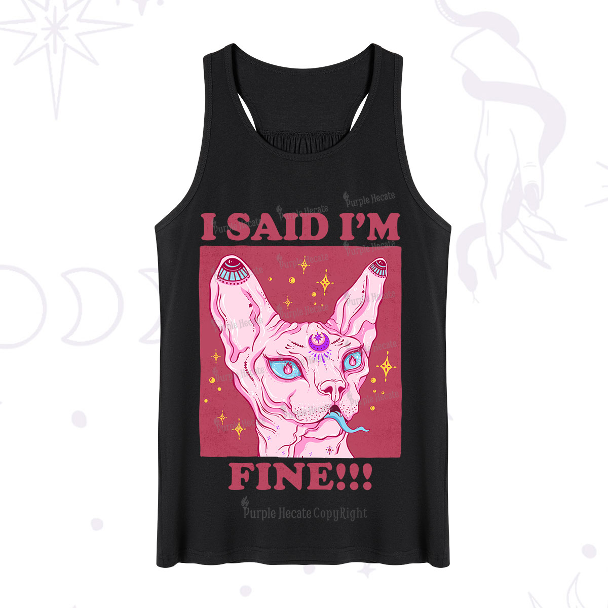 Purplehecate I Said I'm Fine Tank