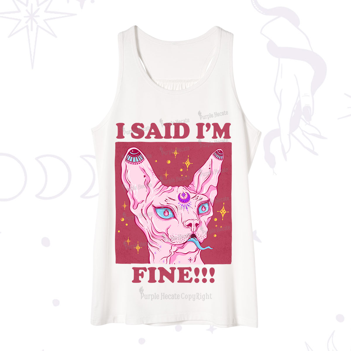 Purplehecate I Said I'm Fine Tank