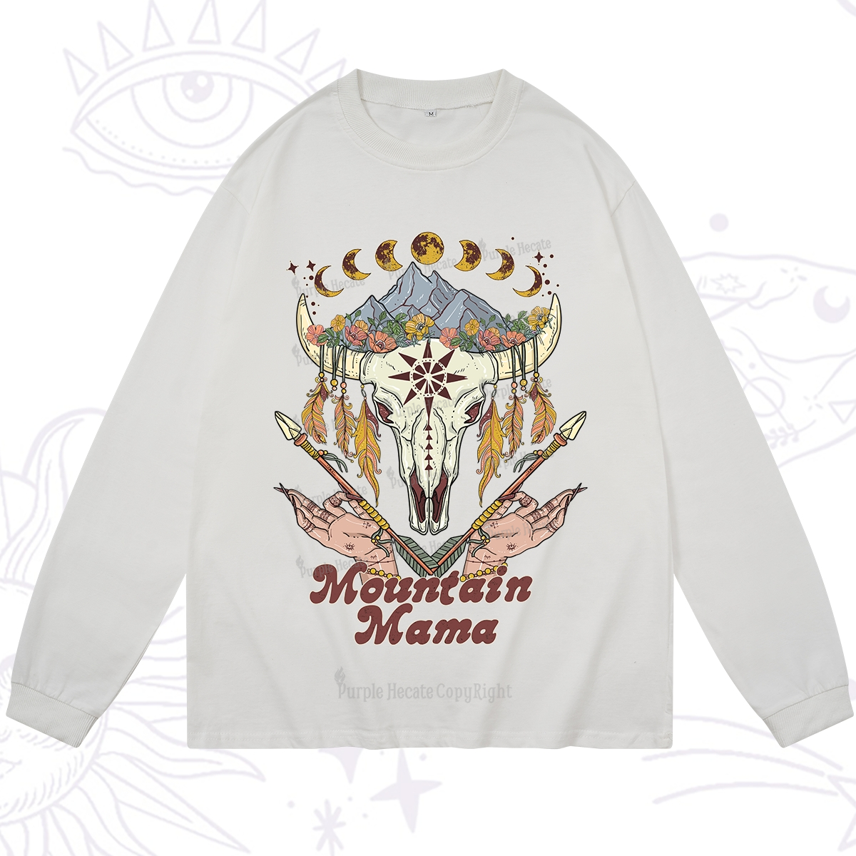 Purplehecate Mountain Mama Long Sleeve T-Shirt