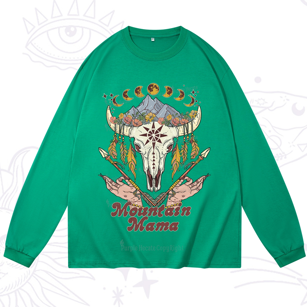 Purplehecate Mountain Mama Long Sleeve T-Shirt