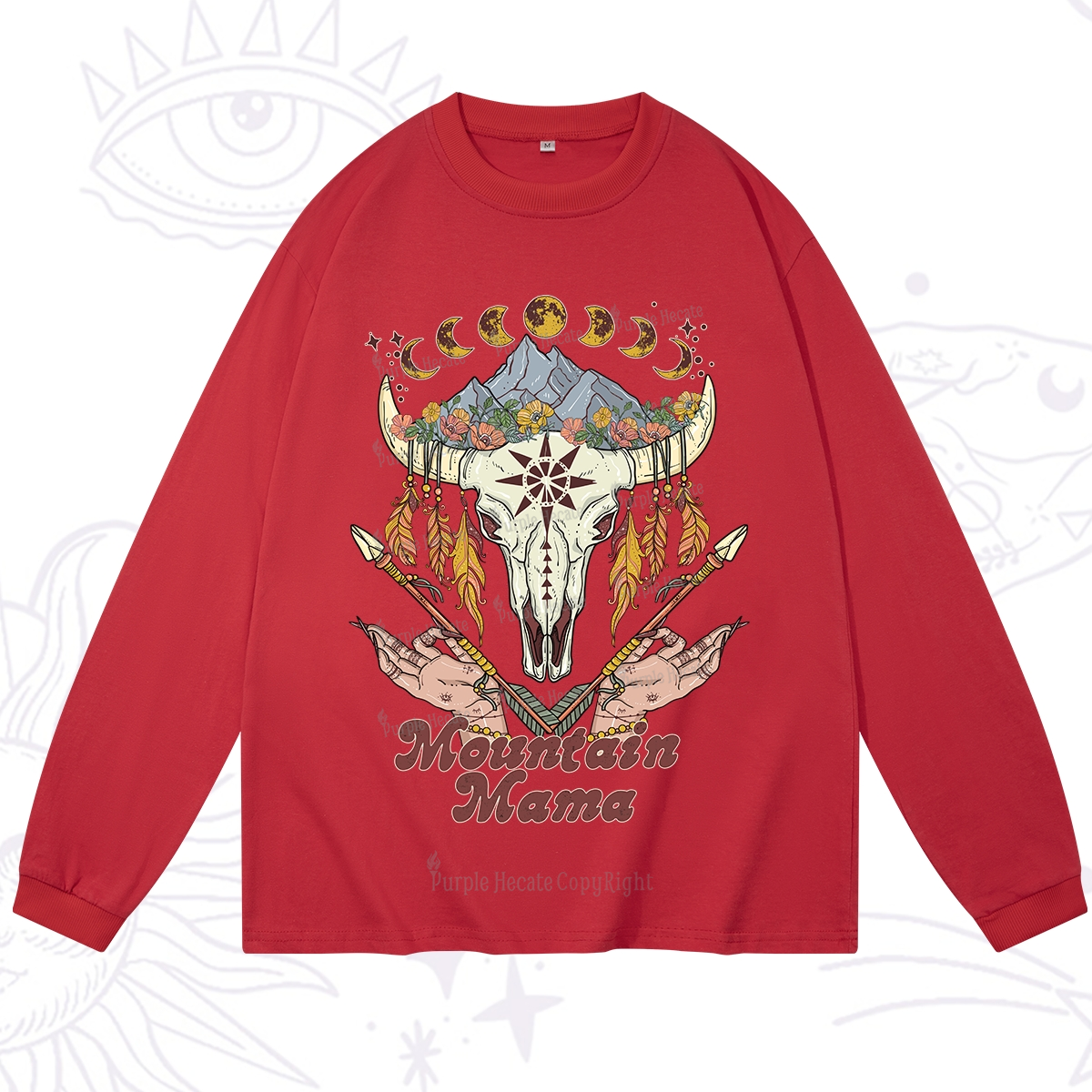 Purplehecate Mountain Mama Long Sleeve T-Shirt