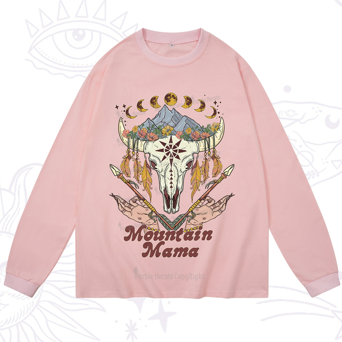 Purplehecate Mountain Mama Long Sleeve T-Shirt