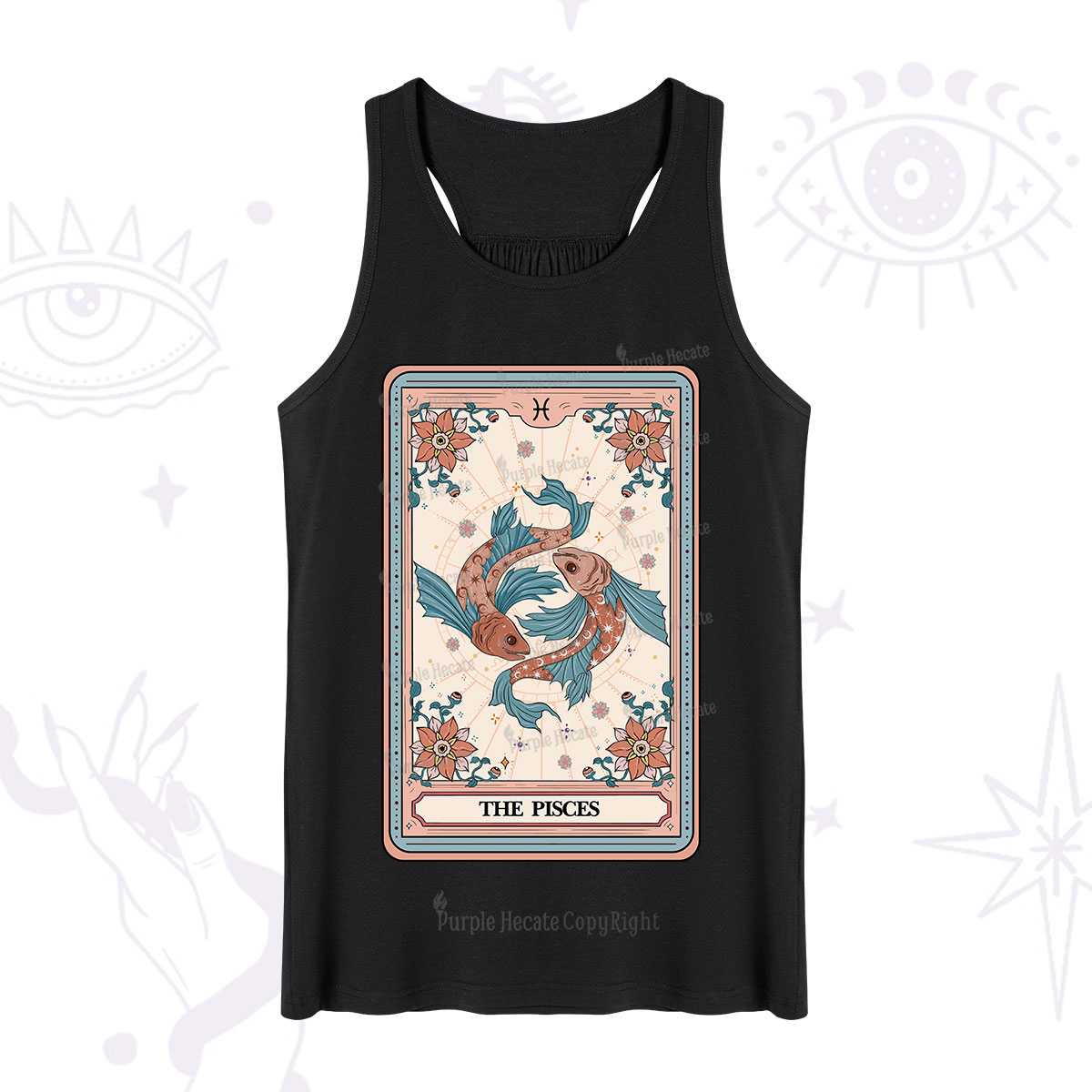 Purplehecate The Pisces Tarot Card Tank