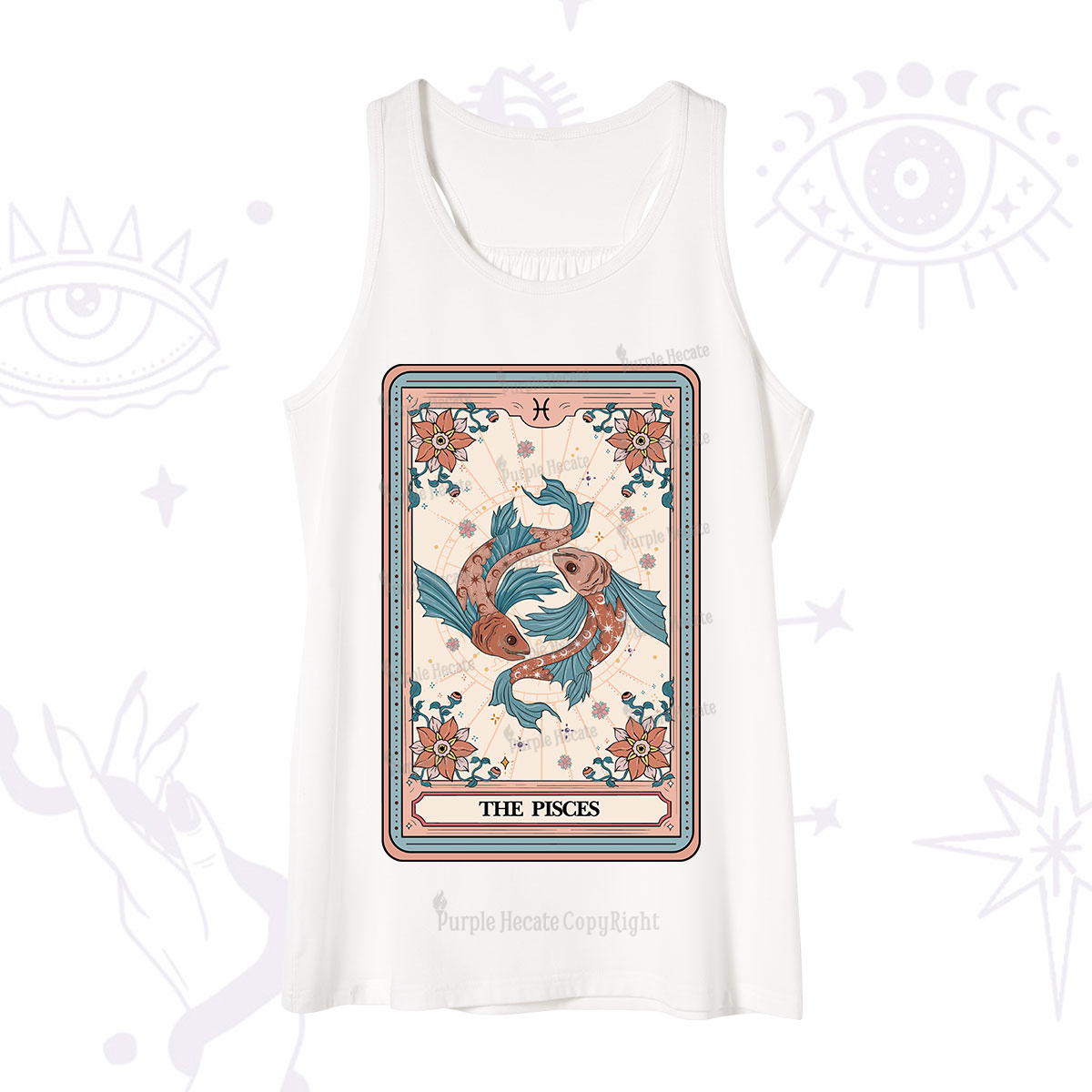 Purplehecate The Pisces Tarot Card Tank