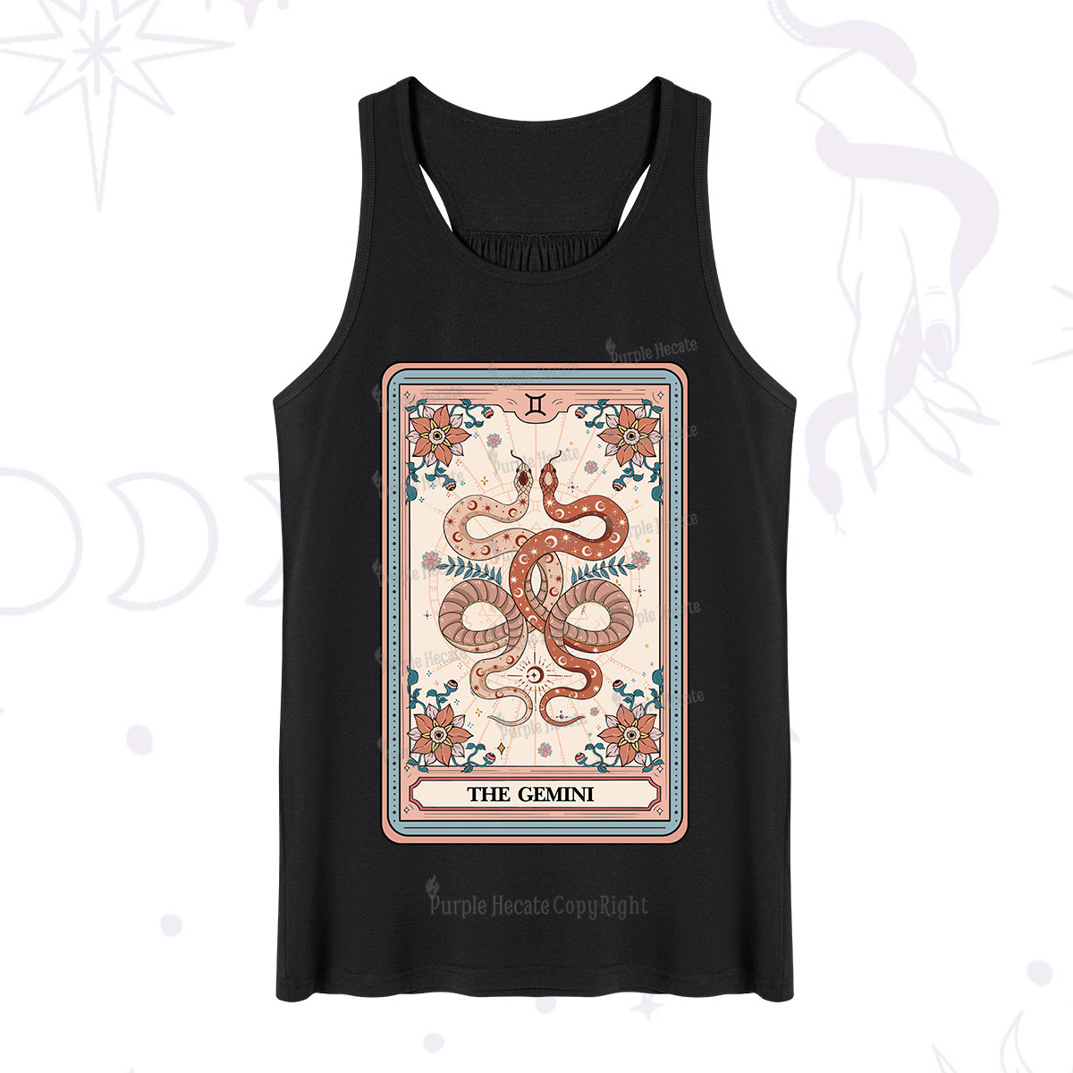 Purplehecate The Gemini Tarot Card Tank