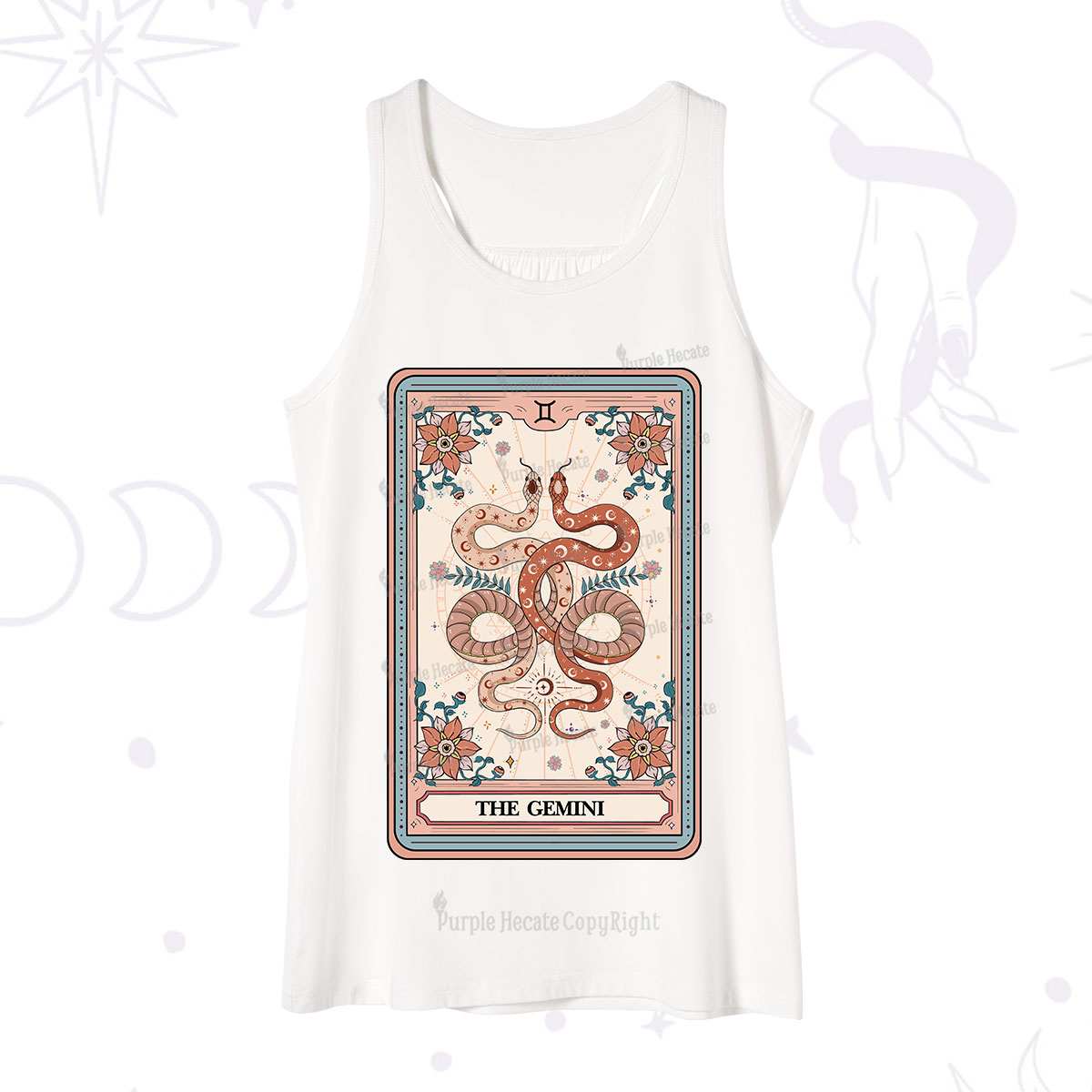 Purplehecate The Gemini Tarot Card Tank