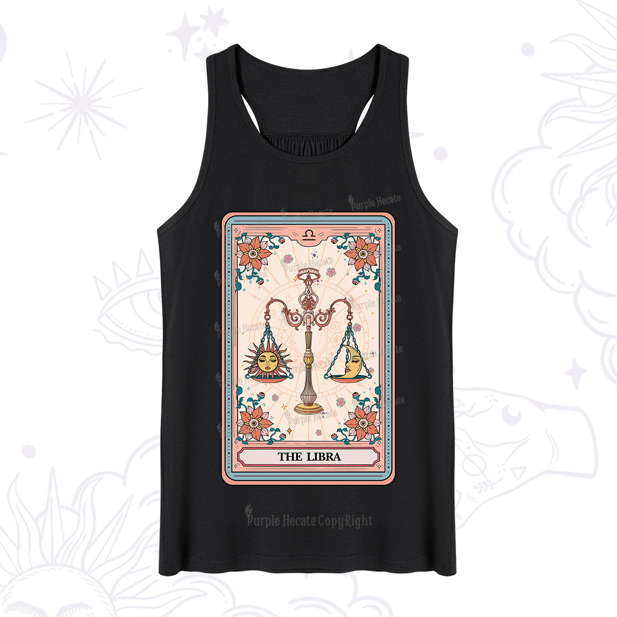 Purplehecate The Libra Tarot Card Tank