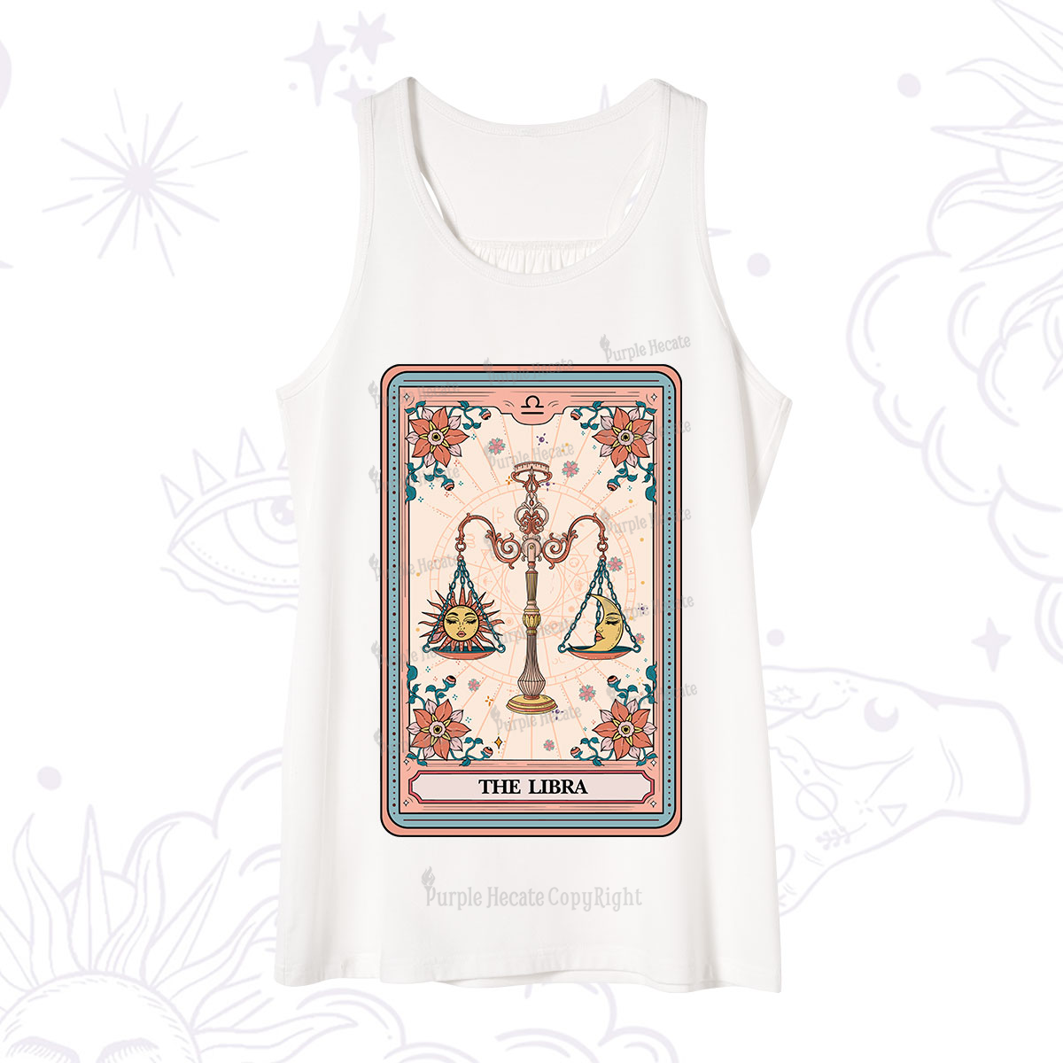 Purplehecate The Libra Tarot Card Tank