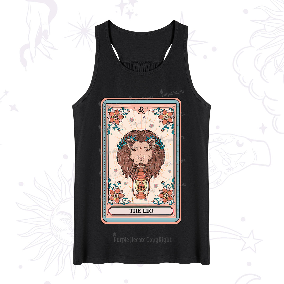 Purplehecate The Leo Tarot Card Tank