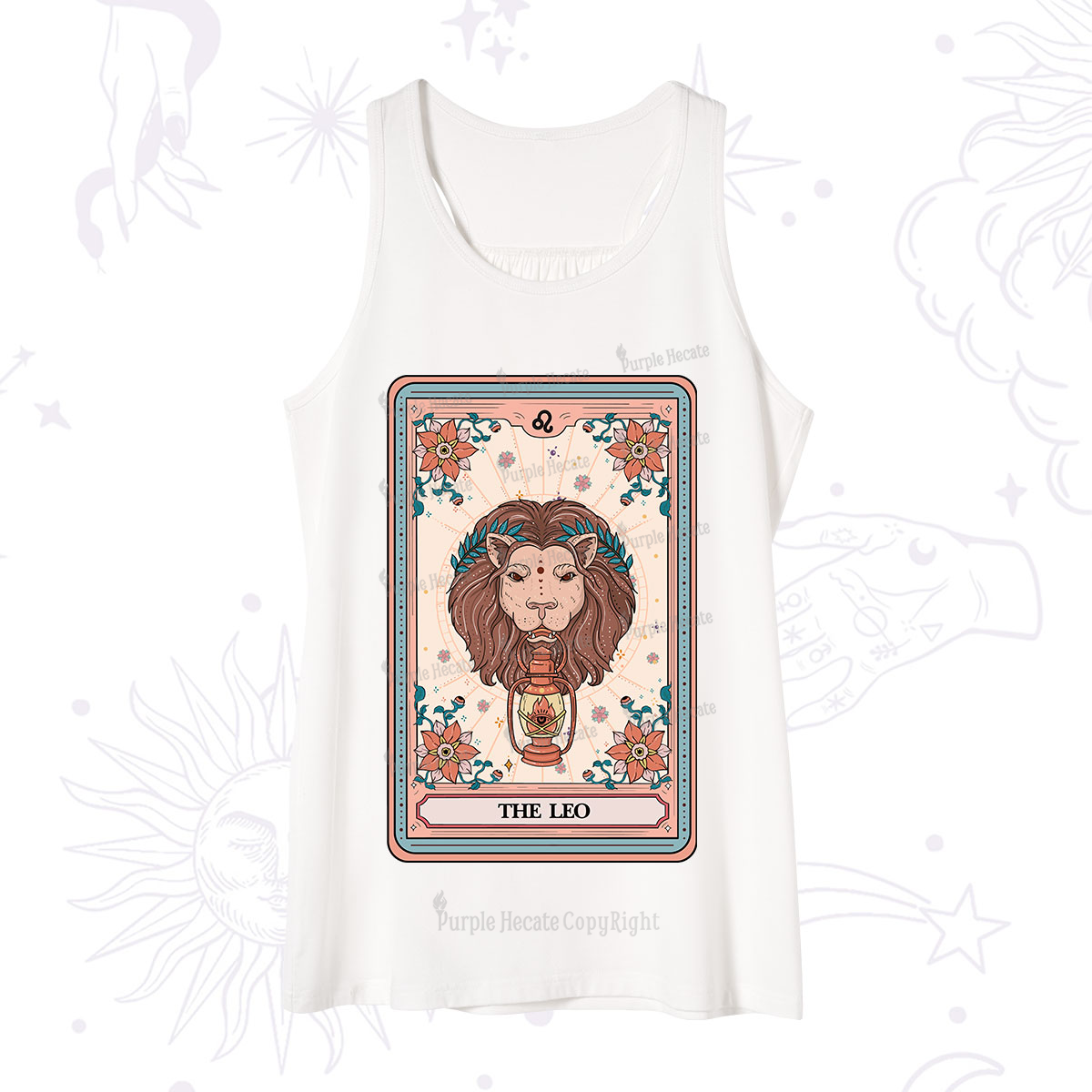 Purplehecate The Leo Tarot Card Tank