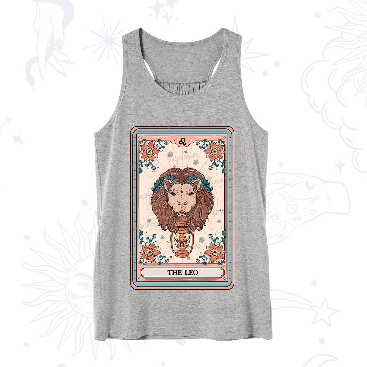 Purplehecate The Leo Tarot Card Tank