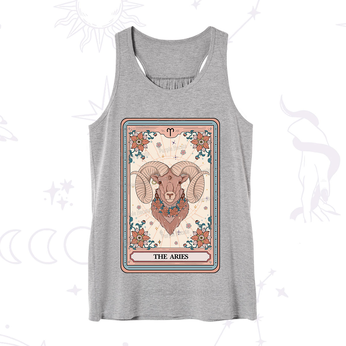 Purplehecate The Aries Tarot Card Tank