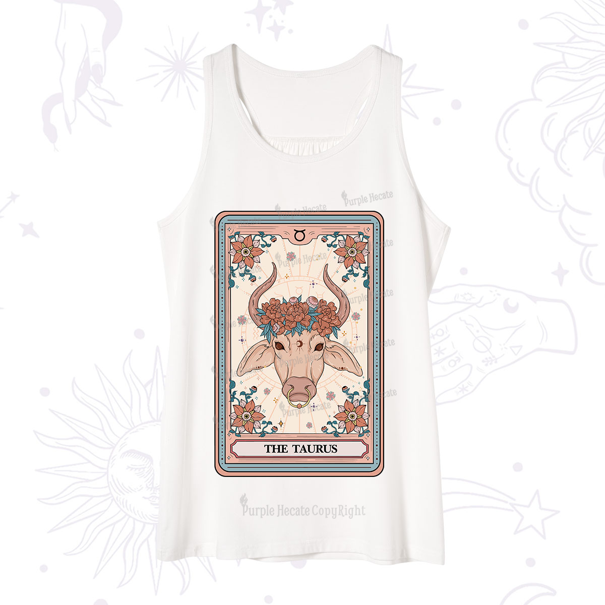 Purplehecate The Taurus Tarot Card Tank
