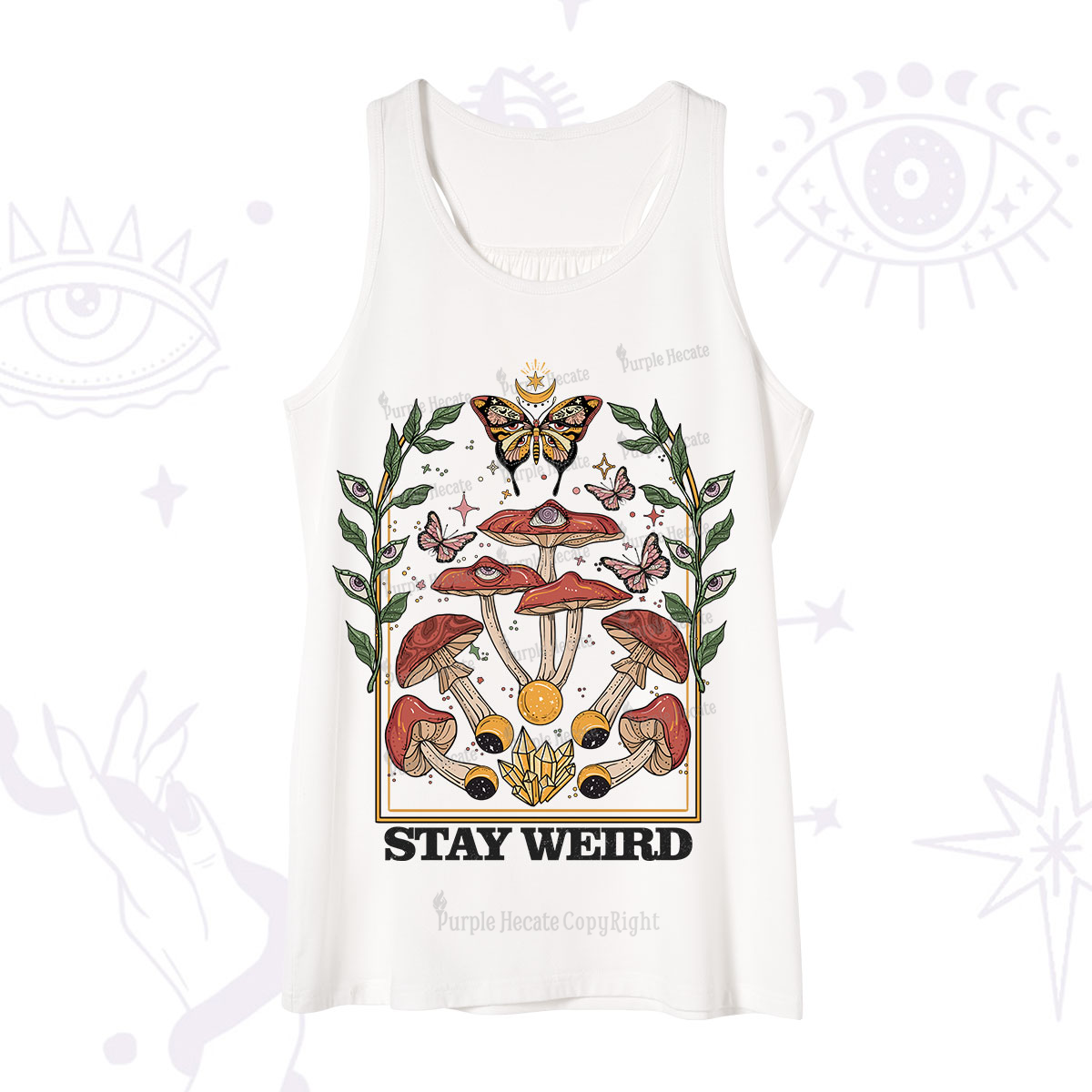 Purplehecate Stay Weird Tank