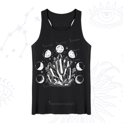 Purplehecate Crystals and Moon Phases Tank