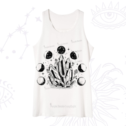 Purplehecate Crystals and Moon Phases Tank