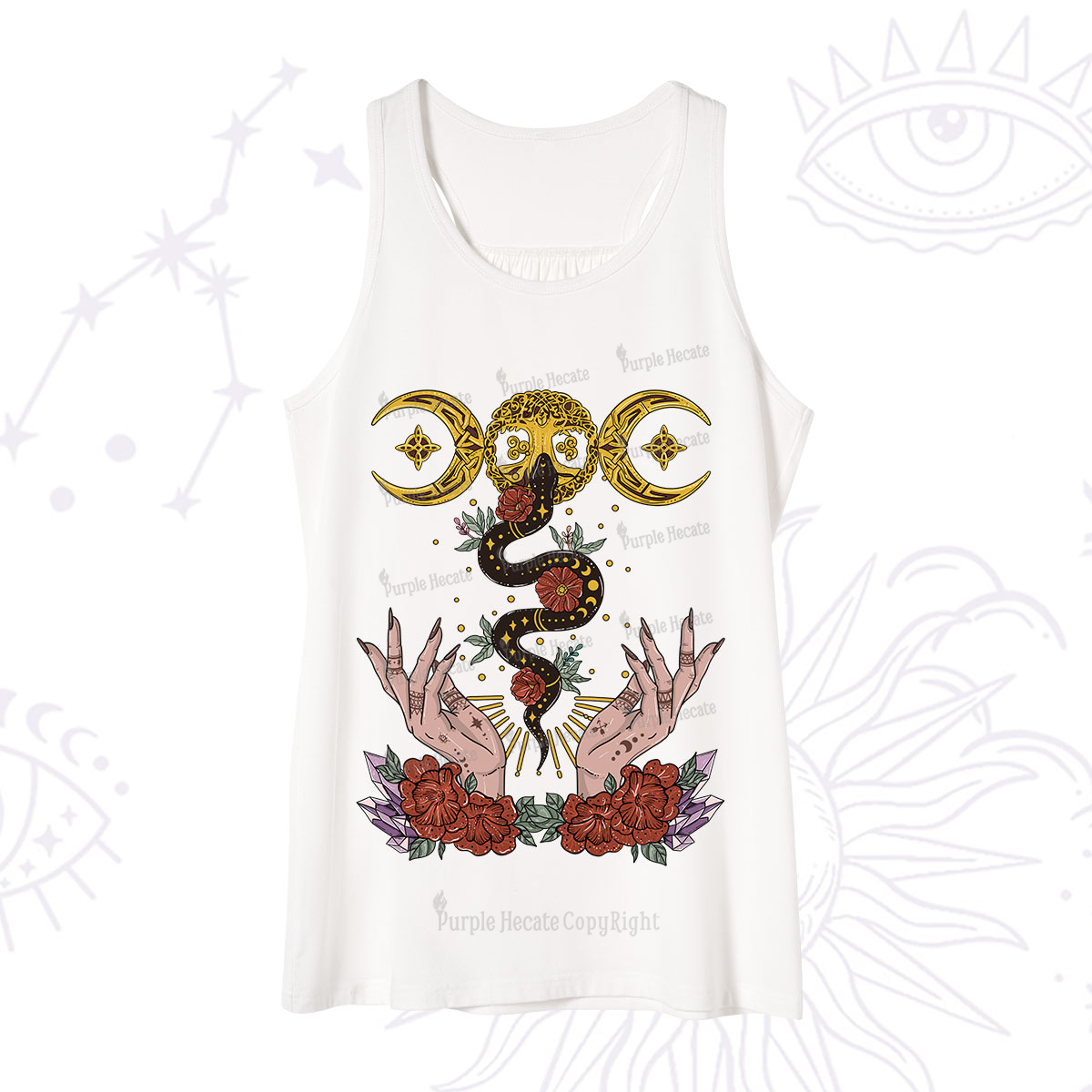 Purplehecate Lunar Bloom Tank