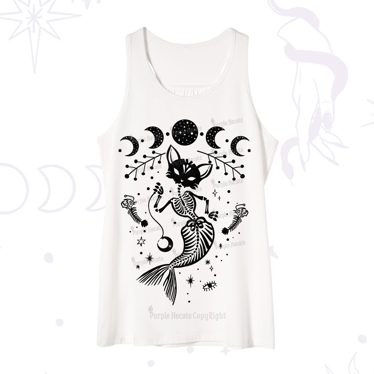 Purplehecate Purr-maid Tales Tank