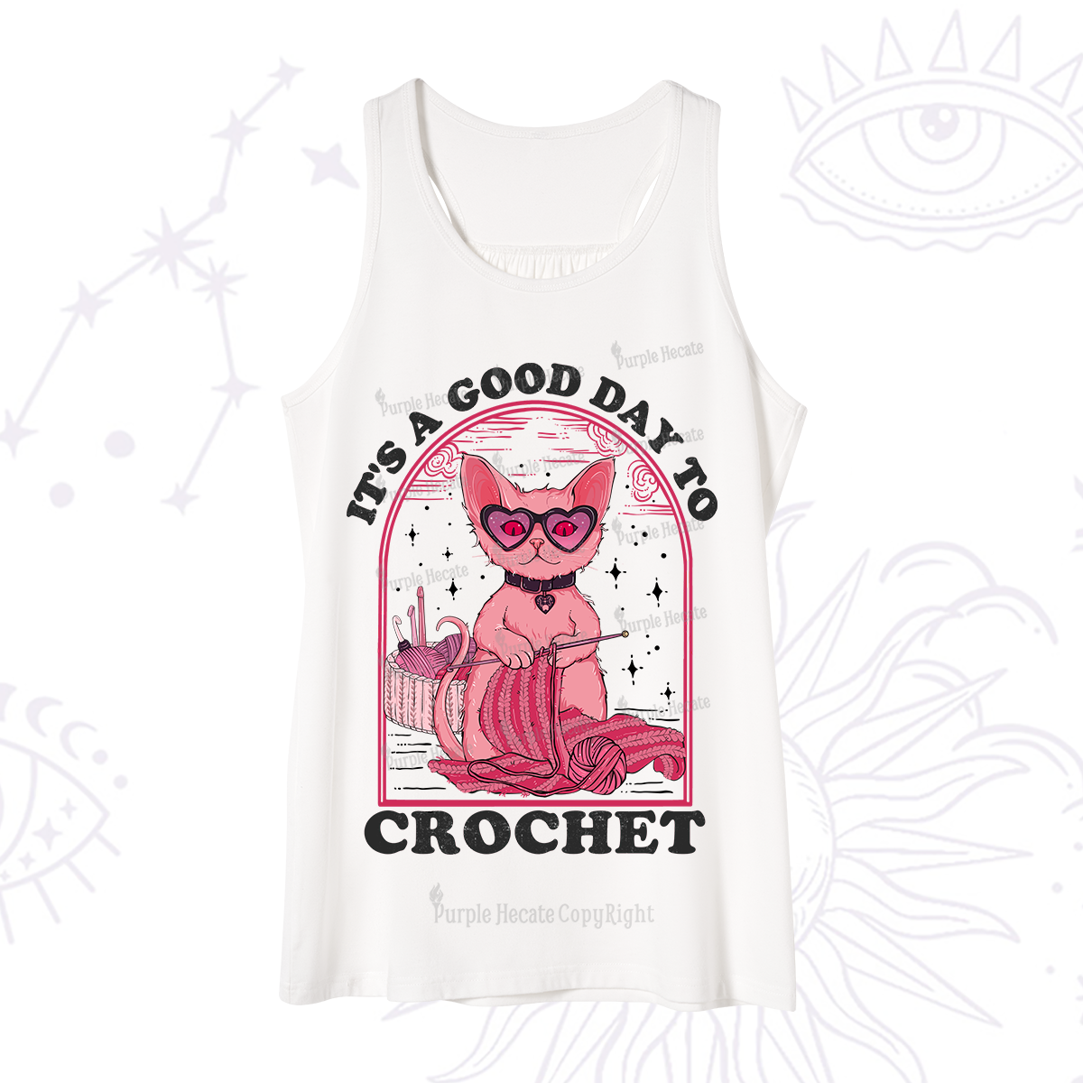 Purplehecate It's A Good Day To Crochet Tank