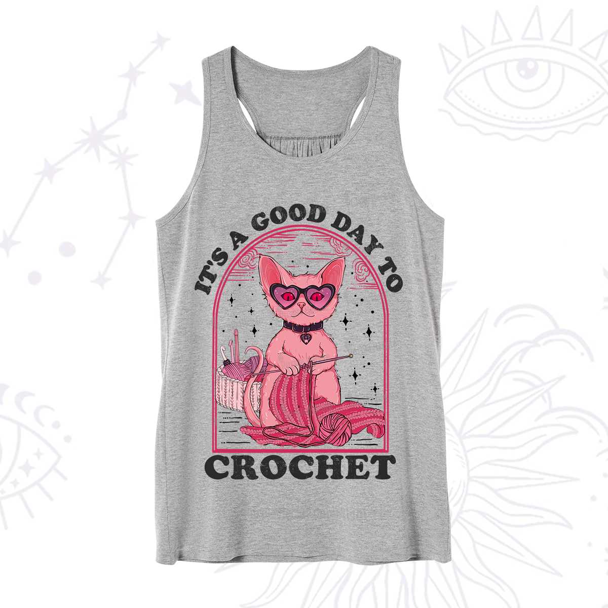 Purplehecate It's A Good Day To Crochet Tank