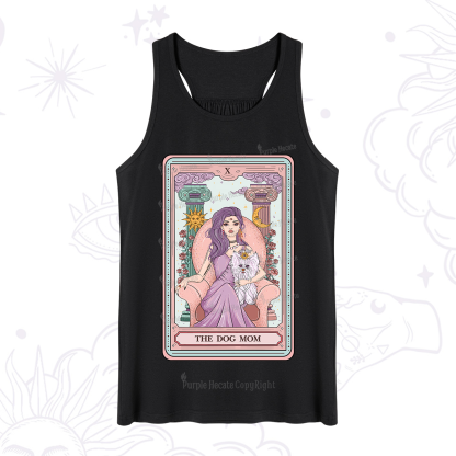 Purplehecate The Cute Dog Mom Tarot Card Tank