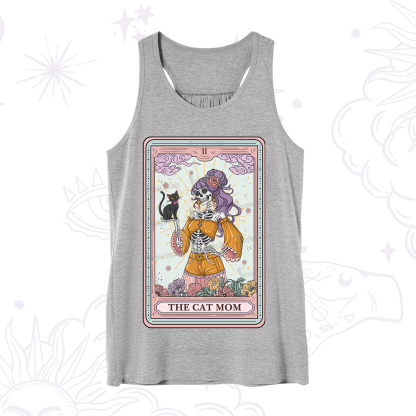 Purplehecate The Skeleton Cat Mom Tarot Card Tank