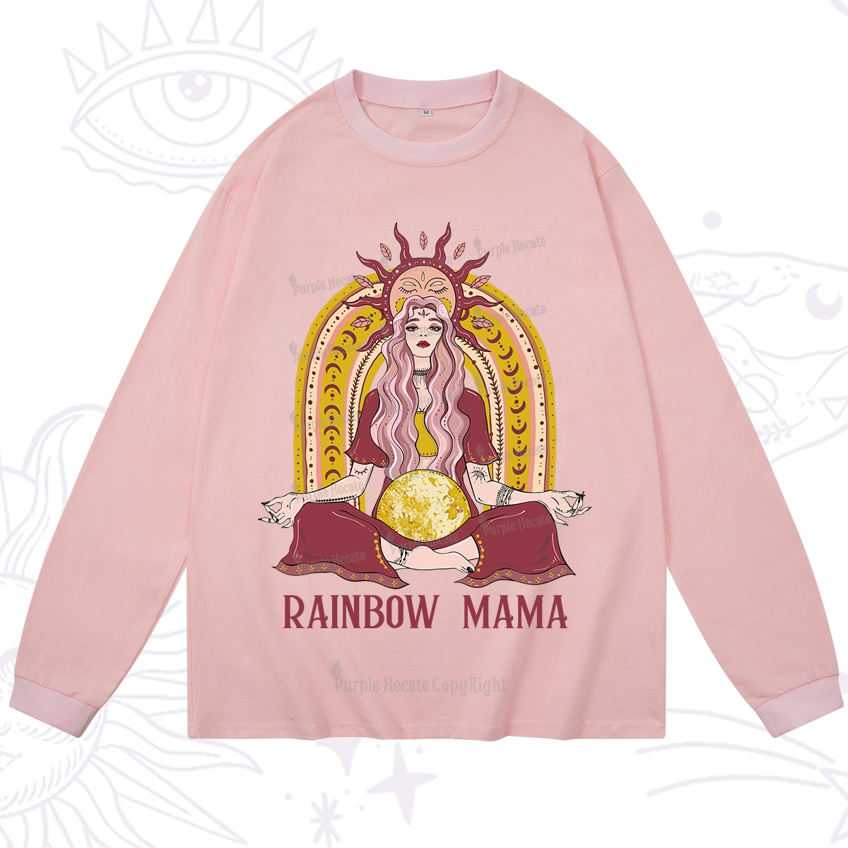 Purplehecate Rainbow Mama Long Sleeve T-Shirt