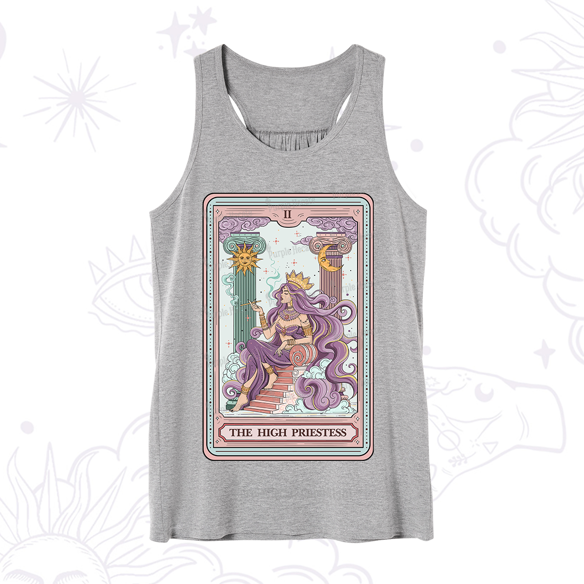 Purplehecate The Goddess High Priestess Tarot Card Tank