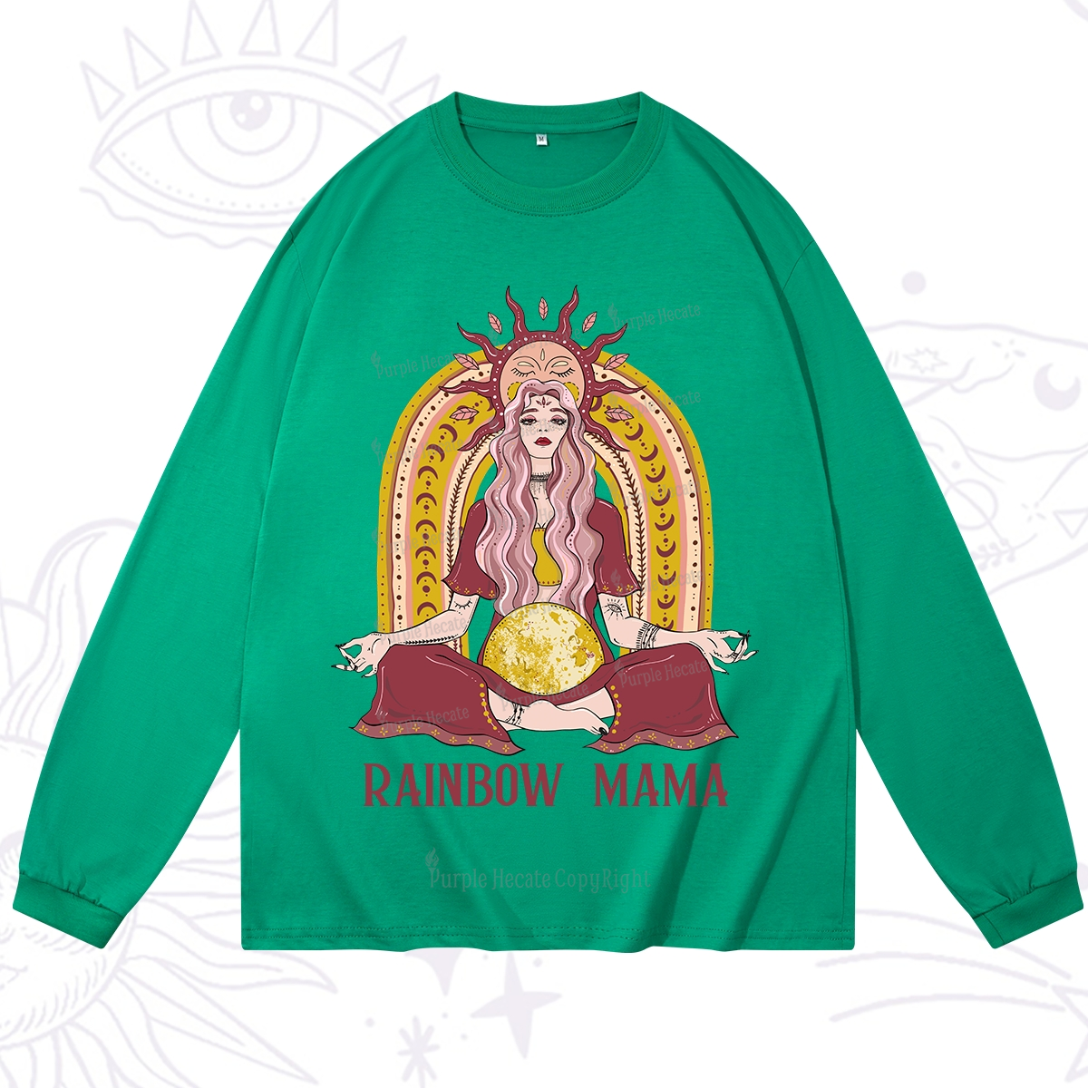 Purplehecate Rainbow Mama Long Sleeve T-Shirt