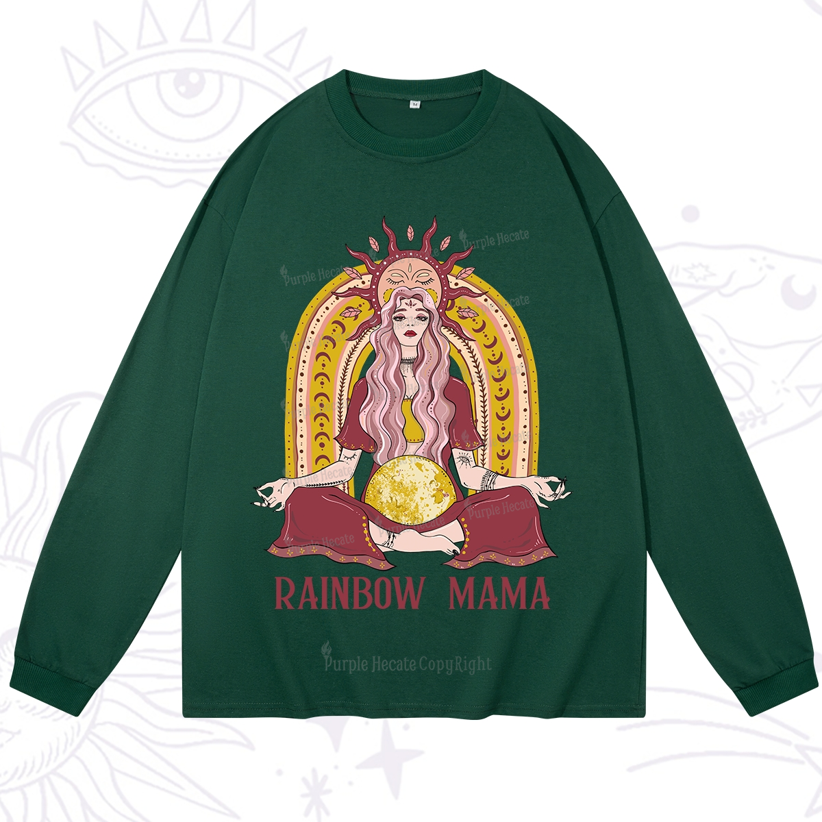 Purplehecate Rainbow Mama Long Sleeve T-Shirt