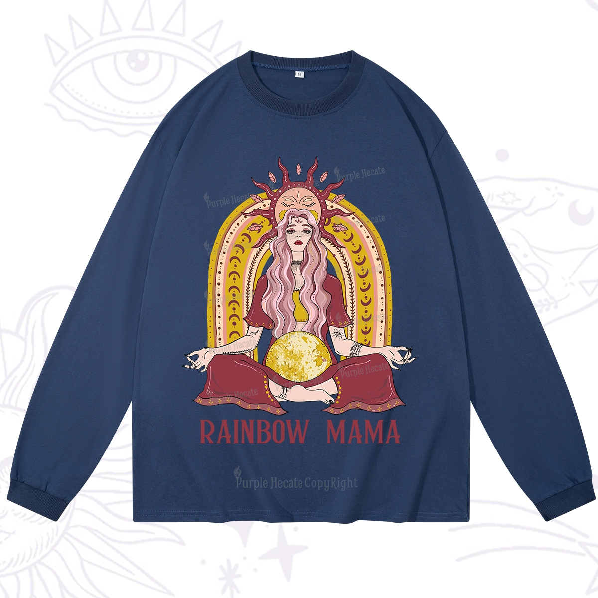 Purplehecate Rainbow Mama Long Sleeve T-Shirt