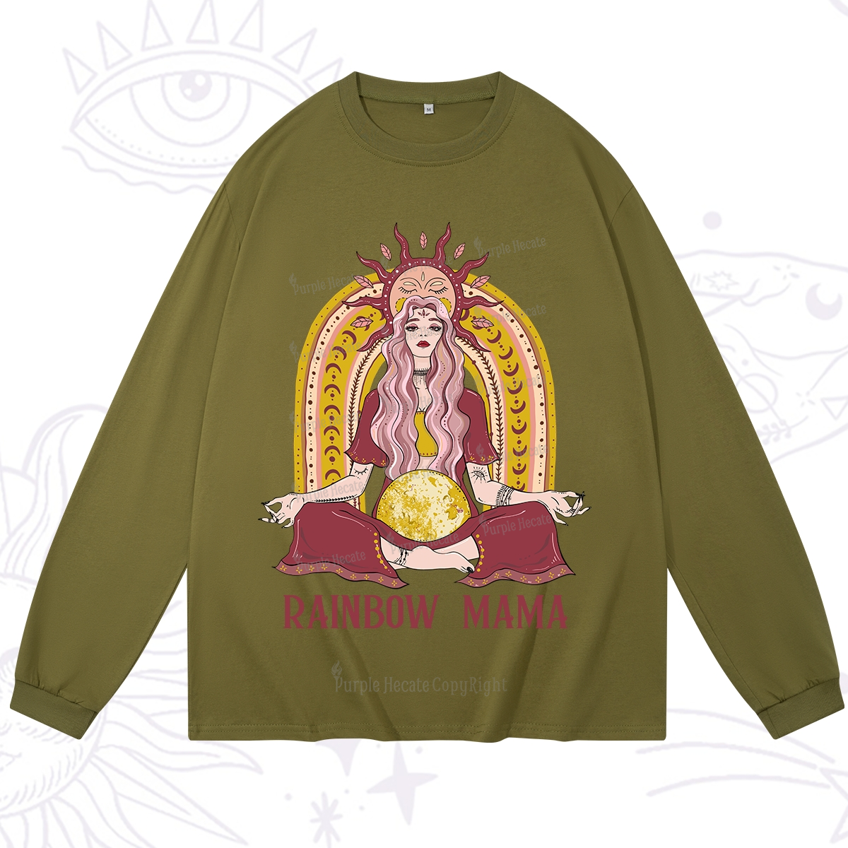 Purplehecate Rainbow Mama Long Sleeve T-Shirt