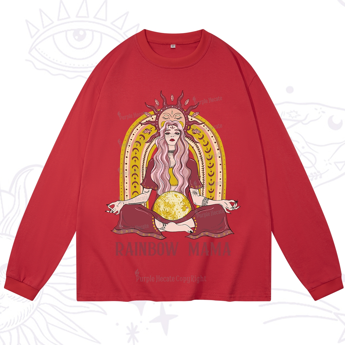 Purplehecate Rainbow Mama Long Sleeve T-Shirt