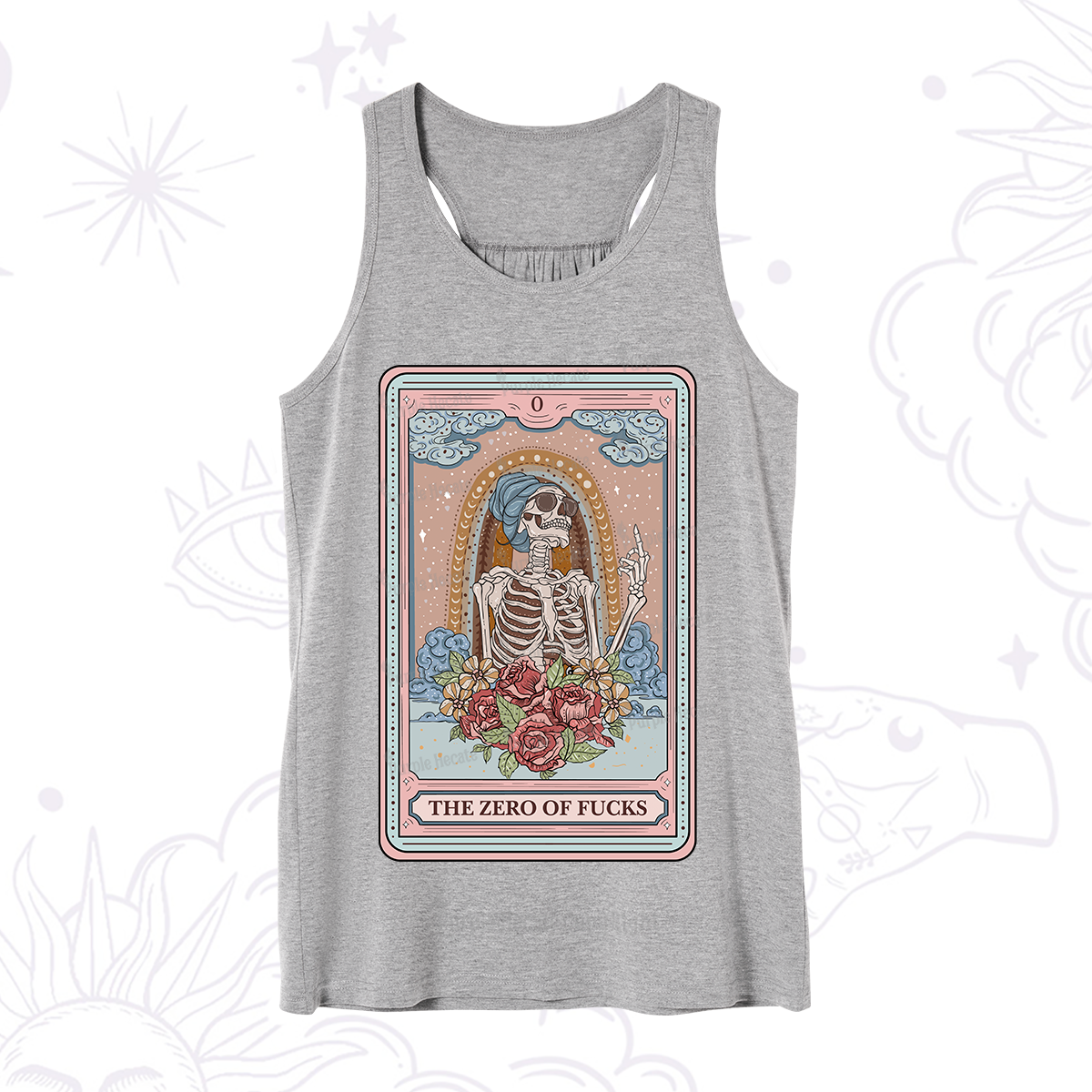 Purplehecate The Zero Of Fucks Tarot Card Tank