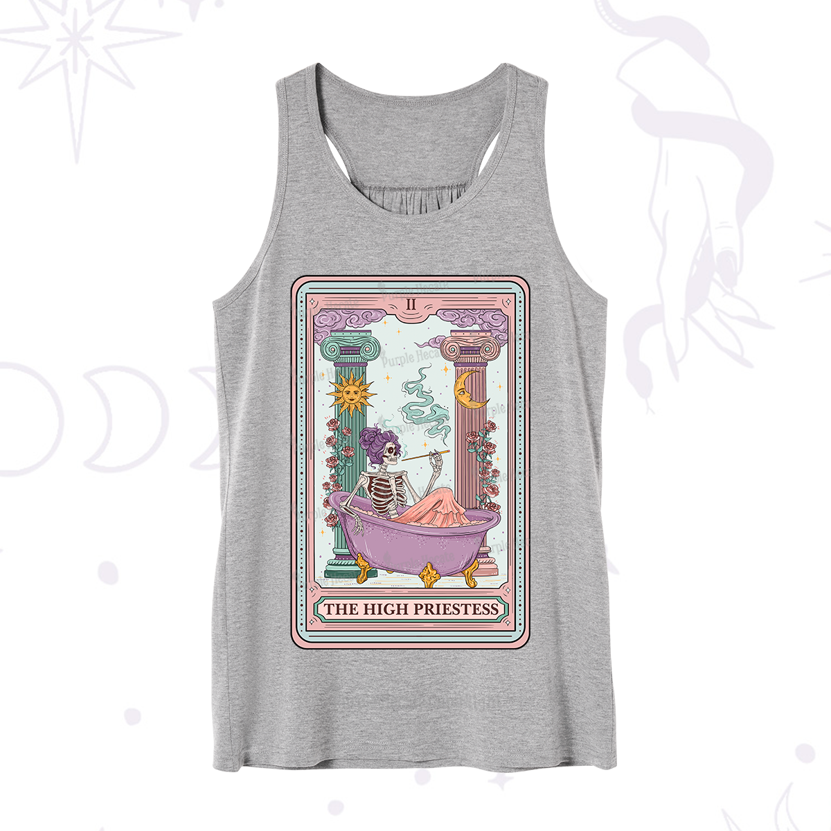Purplehecate The Noble High Priestess Tarot Card Tank