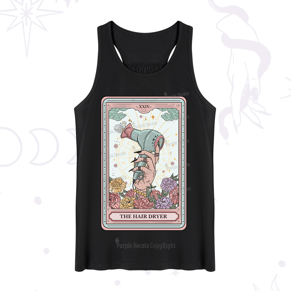 Purplehecate The Hair Dryer Life Tarot Tank
