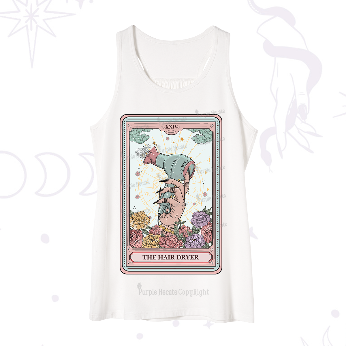 Purplehecate The Hair Dryer Life Tarot Tank