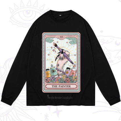 Purplehecate The Painter Tarot Long Sleeve T-Shirt