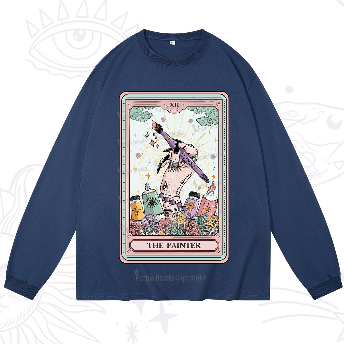 Purplehecate The Painter Tarot Long Sleeve T-Shirt