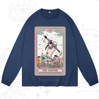 Purplehecate The Painter Tarot Long Sleeve T-Shirt