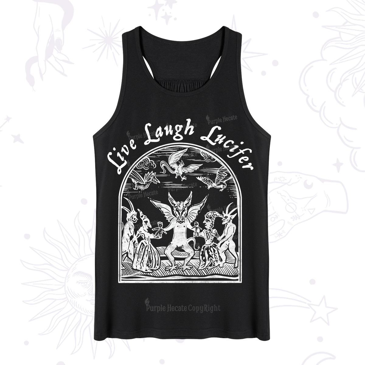 Purplehecate Live Laugh Lucifer Tank